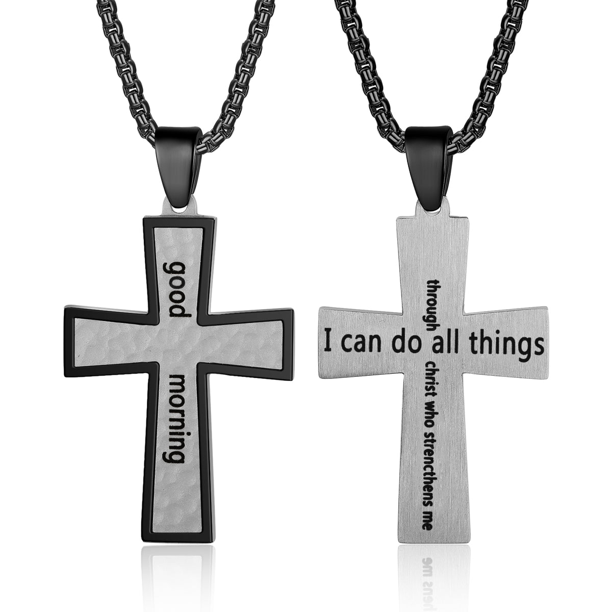 Custom Name Cross Men Necklace
