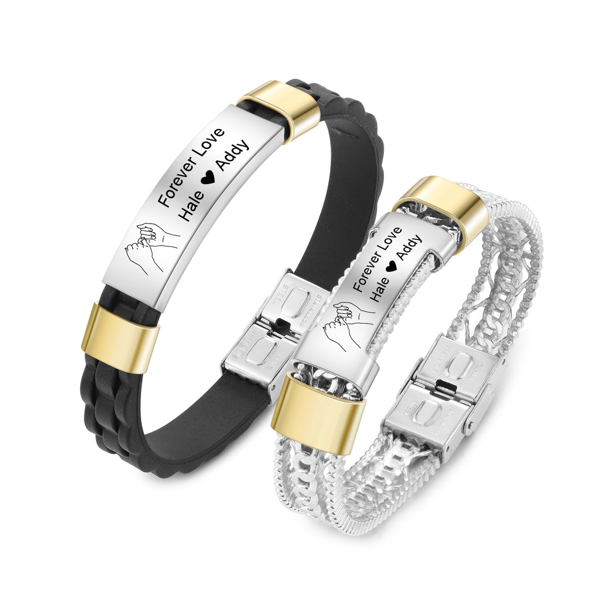 Custom Name Stainless Steel Bracelet