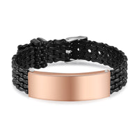 Men's Photo and Name Strap Bracelet