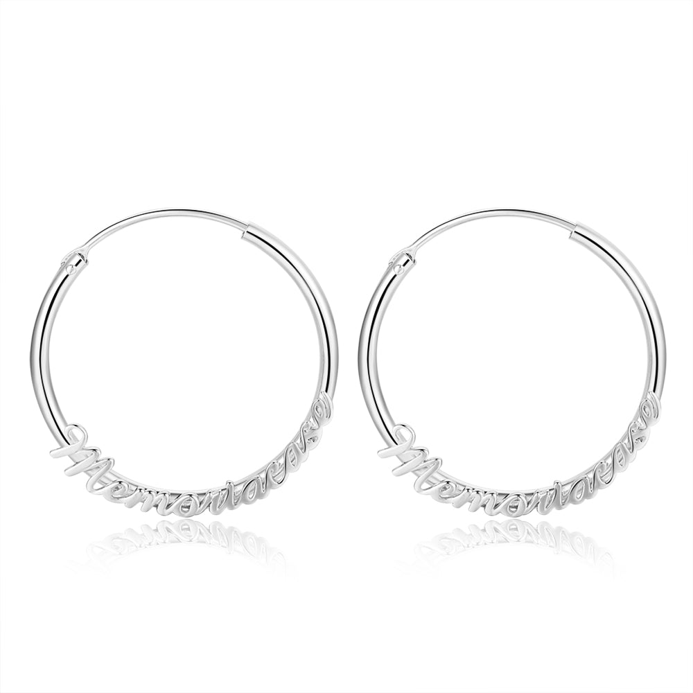 Custom Name Earrings