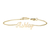 Bold Cursive Name Bracelet