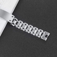 Men's Link Band Medical ID Bracelet