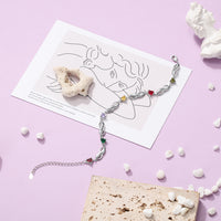 Infinity Link Birthstone Name Bracelet