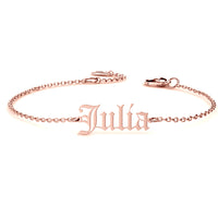 Personalized 925 Sterling Silver Bracelet