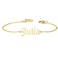Personalized 925 Sterling Silver Bracelet