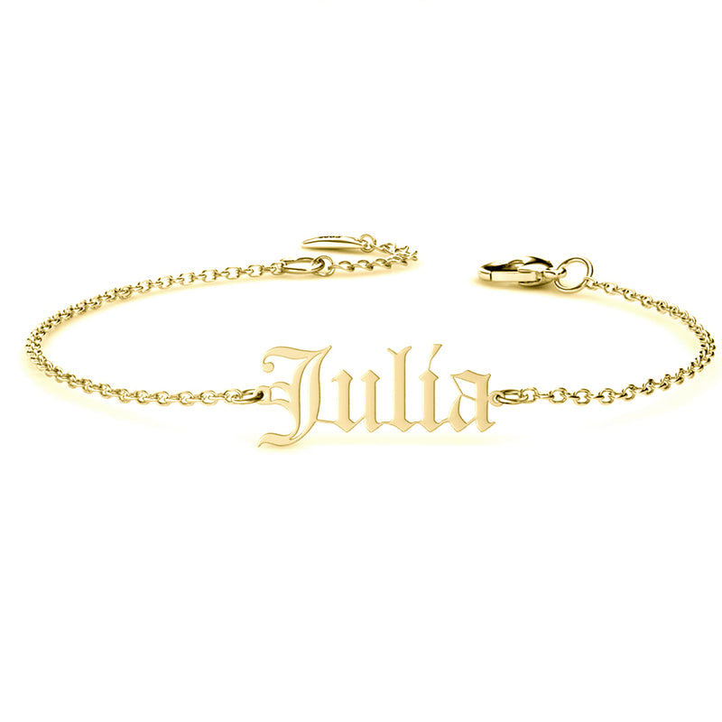 Personalized 925 Sterling Silver Bracelet