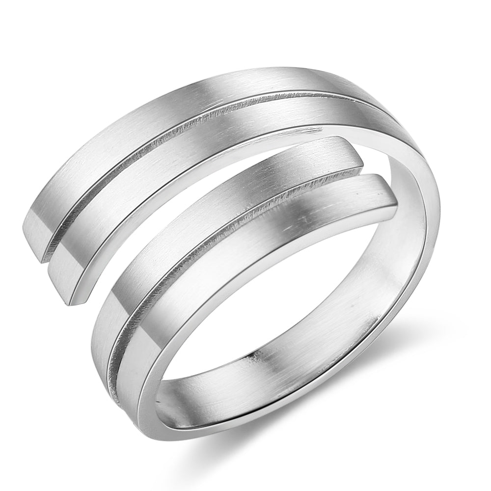 Engraved Name Wrap Ring