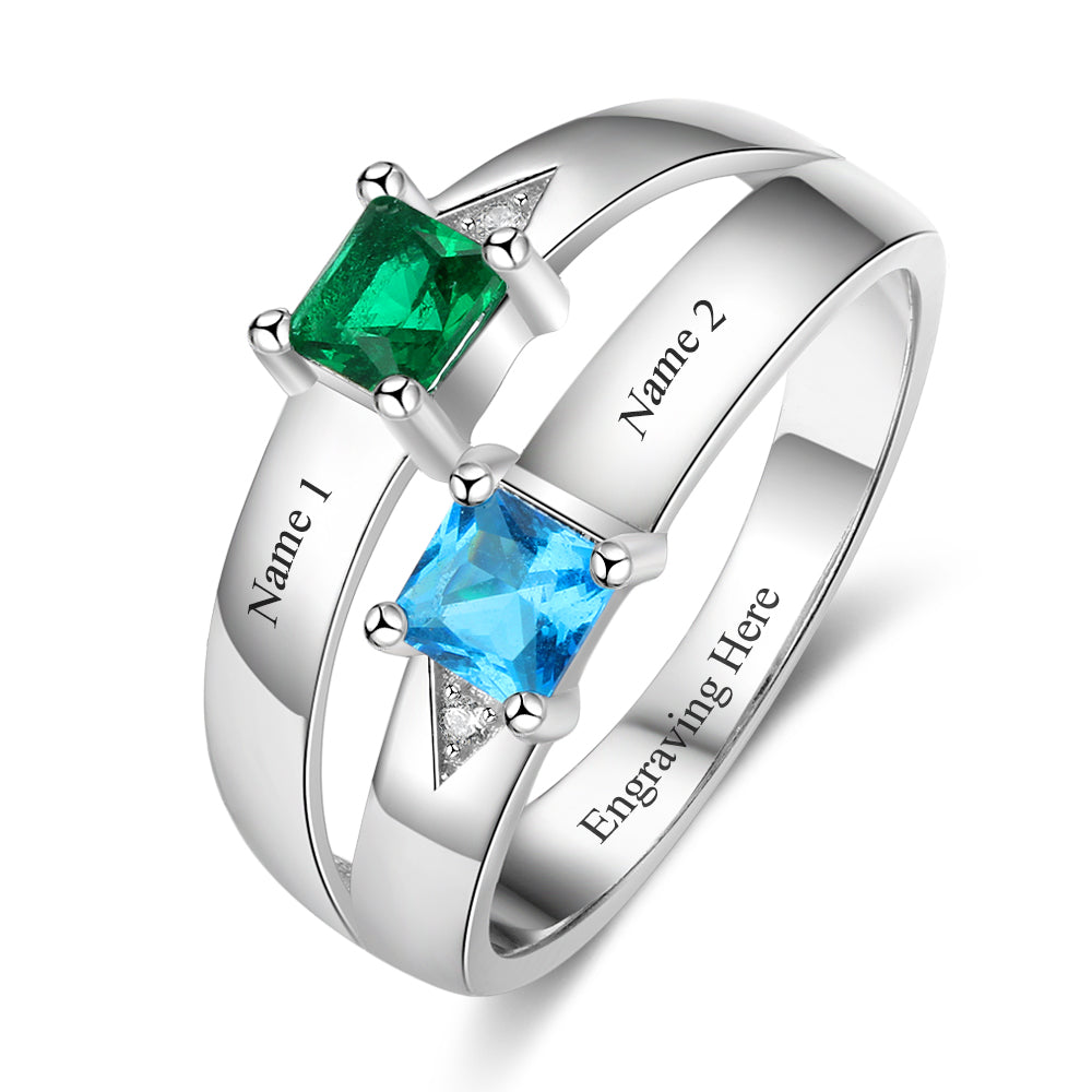 Custom Birthstone Ring