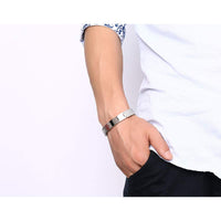 Men's Engraved Medical ID Link Bracelet