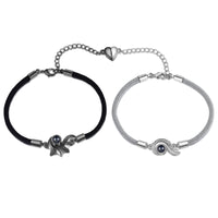 Magnetic Heart Photo Projection Couple Bracelets