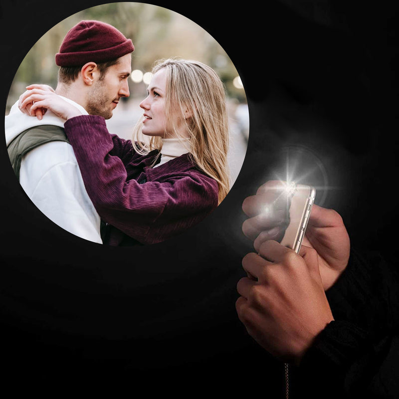 Infinity Photo Projection Couple Bracelet