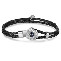 Hexagon Star Photo Projection Couple Bracelets