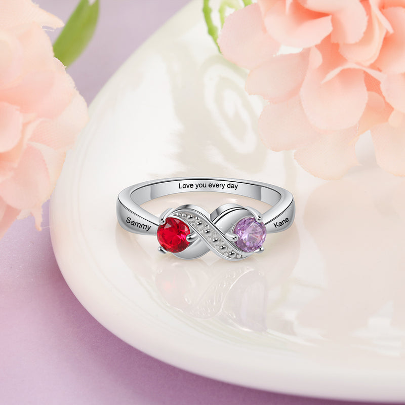 Infinity Crystal Zirconia Ring
