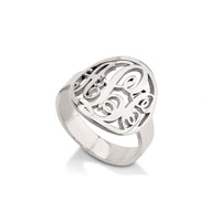Filigree Monogram Ring