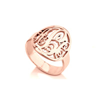 Filigree Monogram Ring