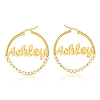 Custom Name Earrings