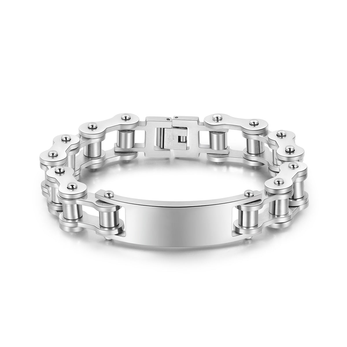 Men's Bike Chain Name Bracelet with 2 to 4 Names