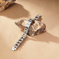 Men's Bike Chain Name Bracelet with 2 to 4 Names