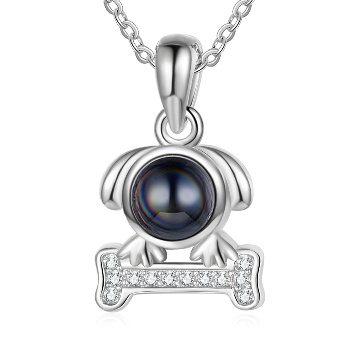 Puppy Photo Projection Necklace