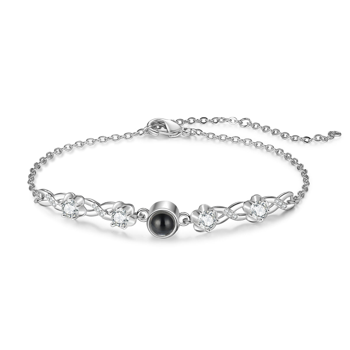 Infinity Link Photo Projection Bracelet