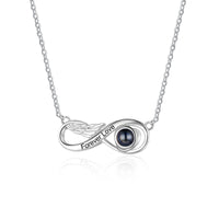 Forever Love Infinity Photo Projection Necklace