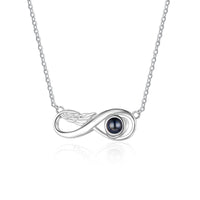 Forever Love Infinity Photo Projection Necklace