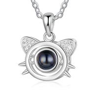 Cat Ears Photo Projection Necklace