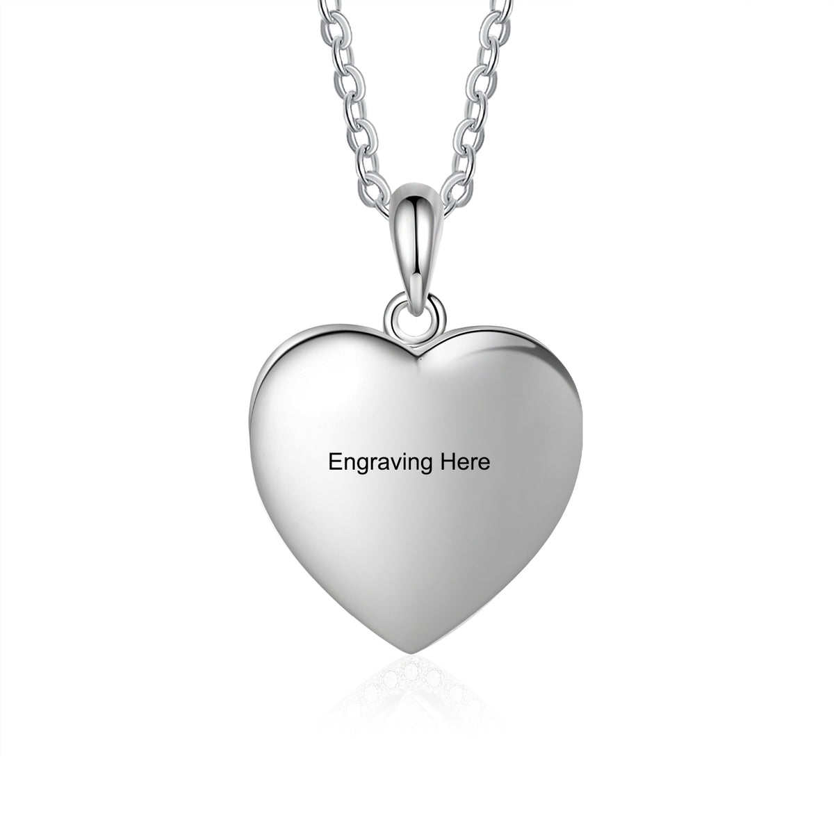 Celtic Knot Heart Photo Locket Necklace with Pearl