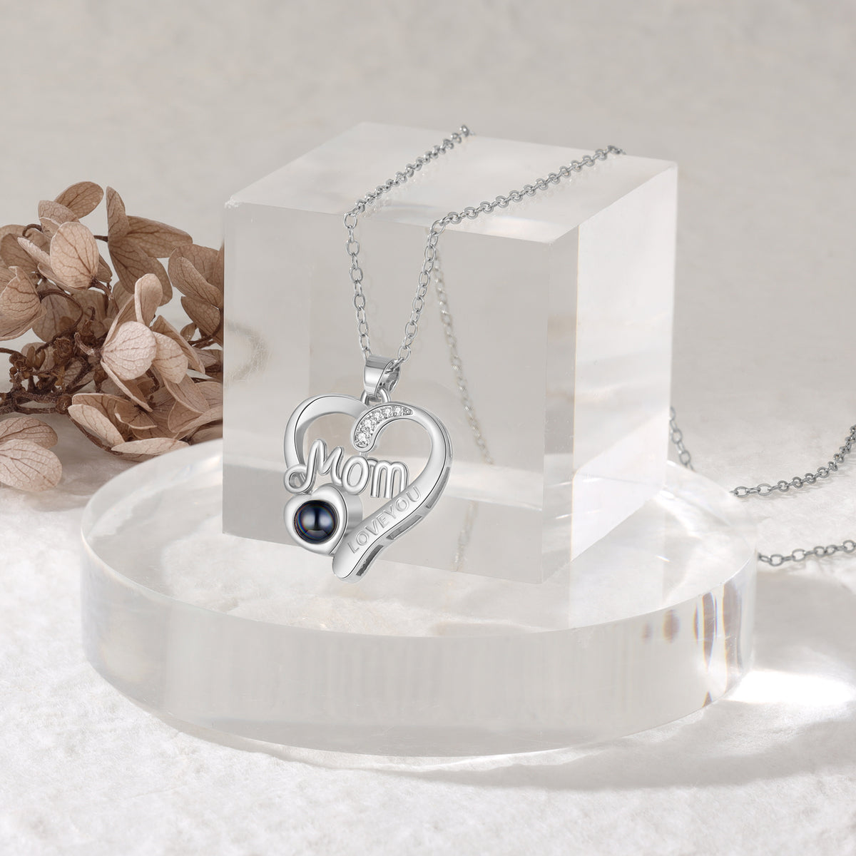 Custom Photo Projection Necklace