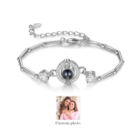 Halo Photo Projection Link Bracelet