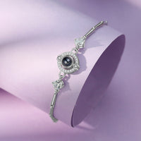 Halo Photo Projection Link Bracelet