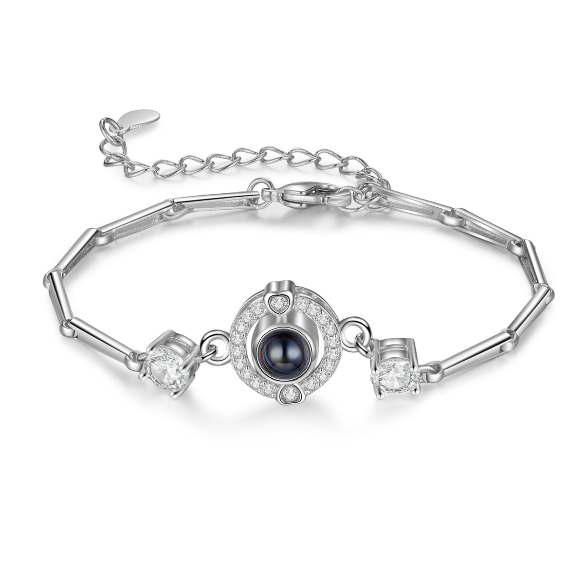 Halo Photo Projection Link Bracelet