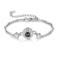 Halo Photo Projection Link Bracelet
