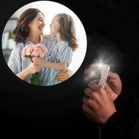 Floral Heart Photo Projection Necklace