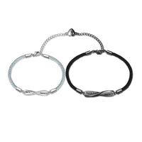 Infinity Name Couple Bracelet Set