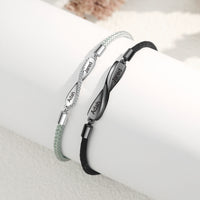 Infinity Name Couple Bracelet Set