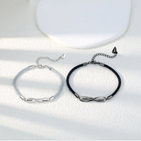 Infinity Name Couple Bracelet Set