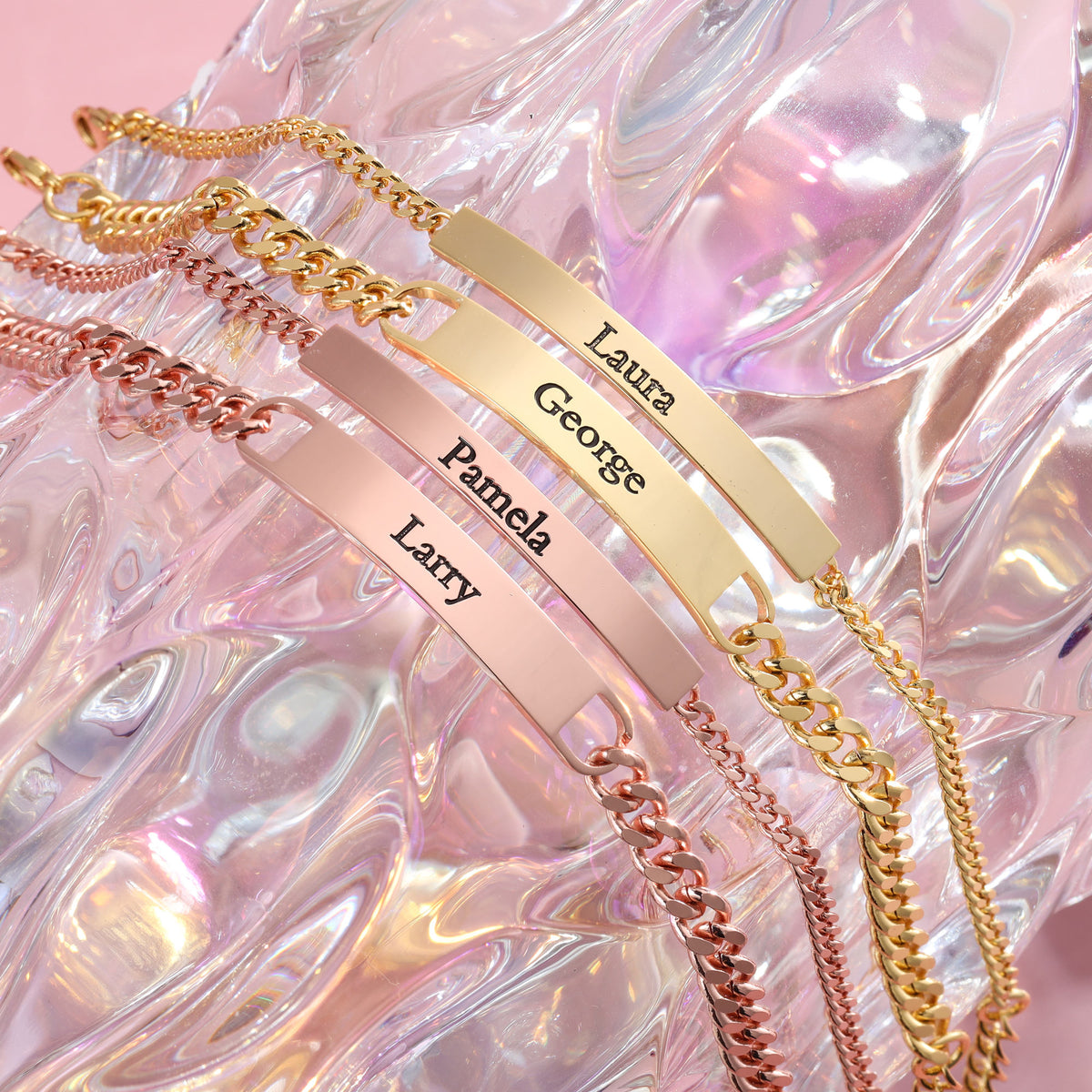Custom Name Couple Bracelet