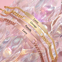 Custom Name Couple Bracelet