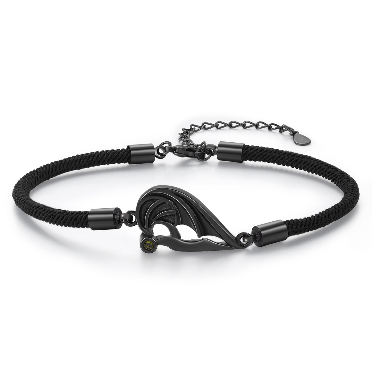 Matching Heart Couple Birthstone Bracelets