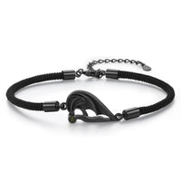 Matching Heart Couple Birthstone Bracelets