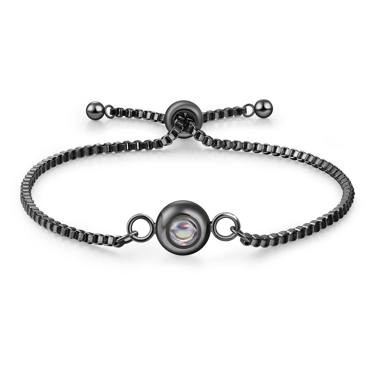 Adjustable Slider Photo Projection Bracelet