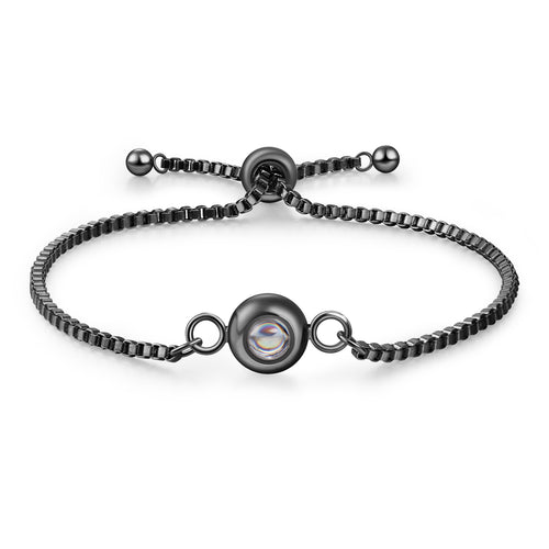 Adjustable Slider Photo Projection Bracelet