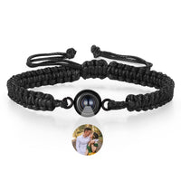 Braided Cord Photo Projection Bracelet