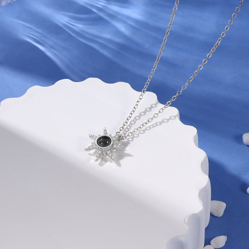 Starburst Photo Projection Necklace