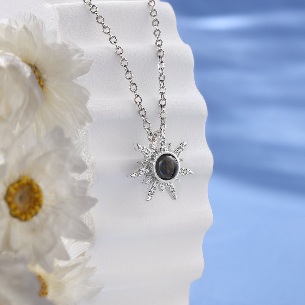 Starburst Photo Projection Necklace