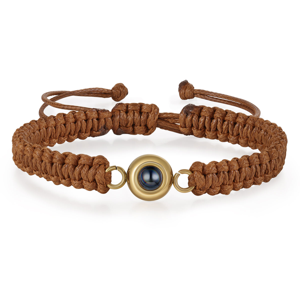 Braided Cord Photo Projection Bracelet
