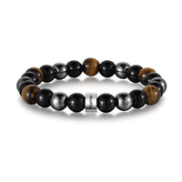 Personalized Stone Bead Name Bracelet