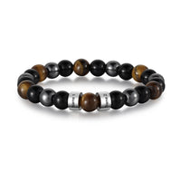 Personalized Stone Bead Name Bracelet
