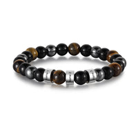 Personalized Stone Bead Name Bracelet